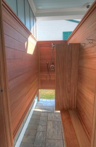 ipe exotic hardwood outside shower