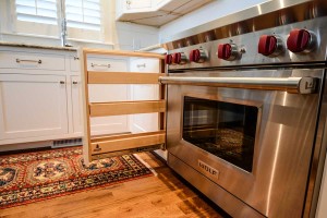 adjustable spice rack - Simmons Custom Cabinetry & Millwork Inc.